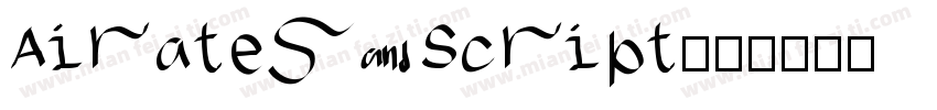 Airates Script字体转换
